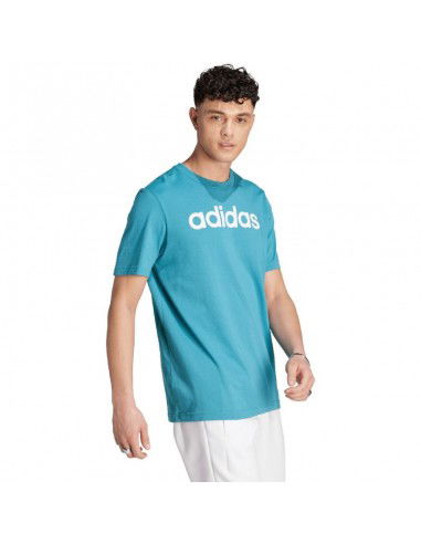 adidas Essentials Single Jersey Linear Embroidered Logo Tee M IJ8655