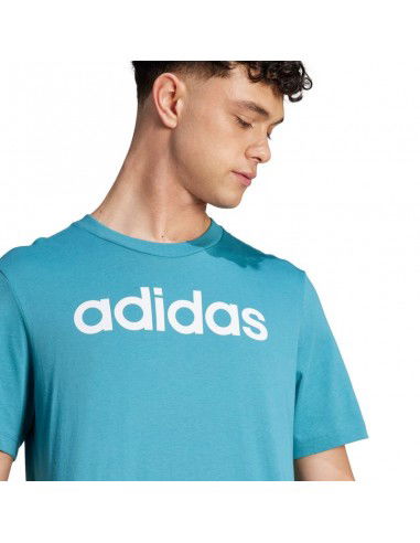 adidas Essentials Single Jersey Linear Embroidered Logo Tee M IJ8655