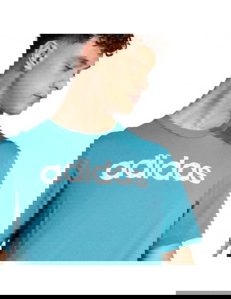 adidas Essentials Single Jersey Linear Embroidered Logo Tee M IJ8655