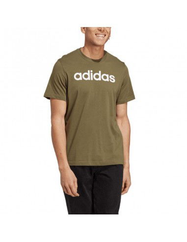 adidas Essentials Single Jersey Linear Embroidered Logo Tee M IC9280