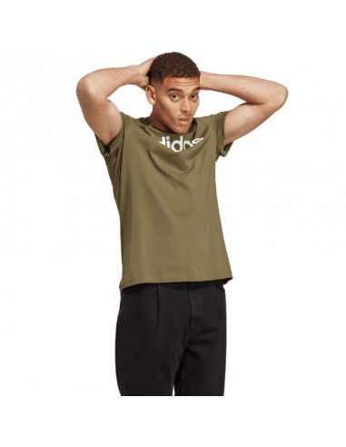 adidas Essentials Single Jersey Linear Embroidered Logo Tee M IC9280