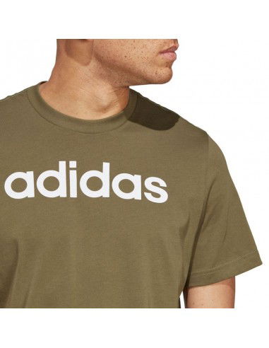 adidas Essentials Single Jersey Linear Embroidered Logo Tee M IC9280