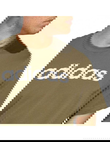 adidas Essentials Single Jersey Linear Embroidered Logo Tee M IC9280