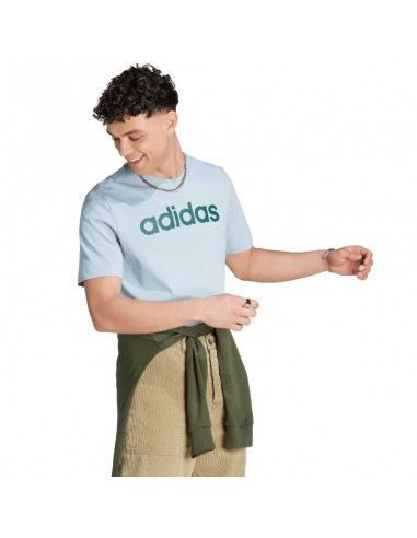 adidas Essentials Single Jersey Linear Embroidered Logo Tee M IJ8651