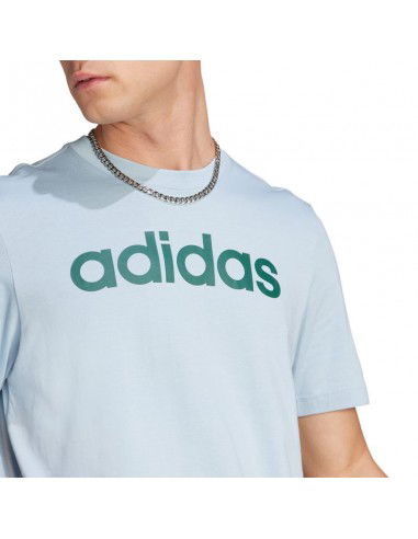 adidas Essentials Single Jersey Linear Embroidered Logo Tee M IJ8651
