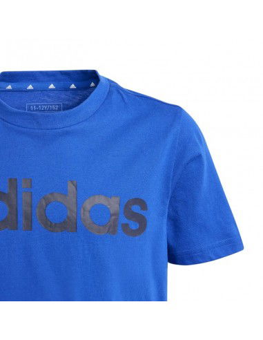 adidas Essentials Linear Logo Cotton Tee Jr IB4090