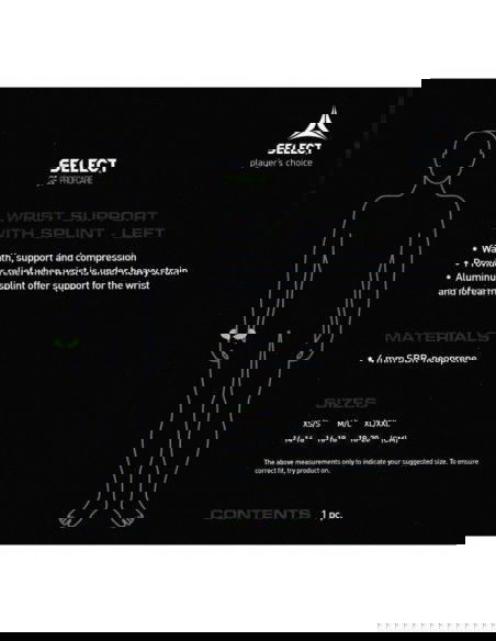Right wrist protector Select 6701