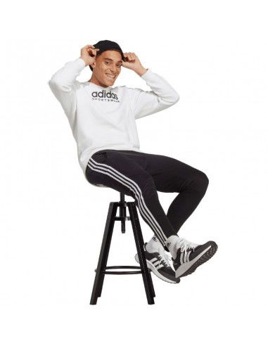 adidas Essentials Single Jersey Tapered Open Hem 3Stripes M IC0044