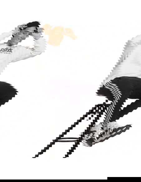 adidas Essentials Single Jersey Tapered Open Hem 3Stripes M IC0044