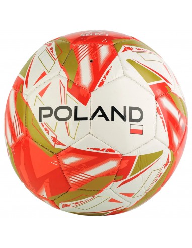 Select Poland Flag Ball POLAND WHTRED