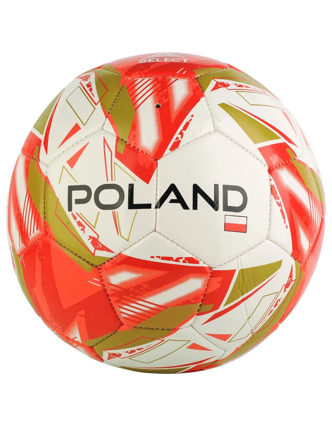 Select Poland Flag Ball POLAND WHTRED