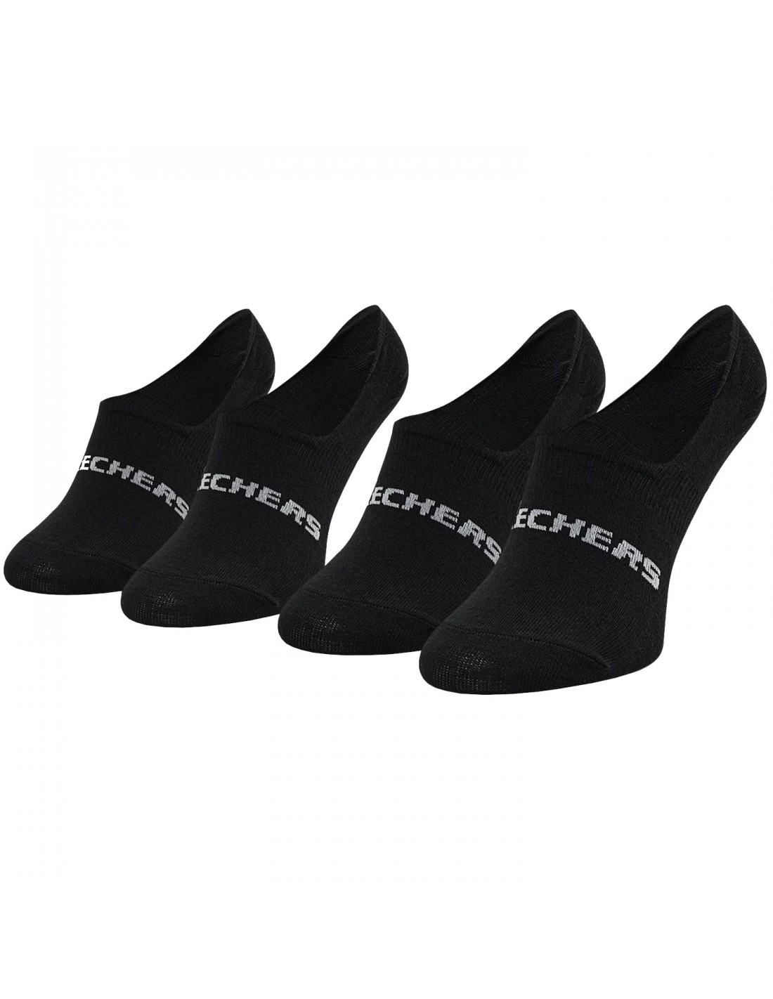 Skechers 2PPK Mesh Ventilation Footies Socks SK440089999