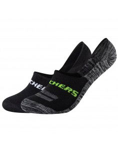 Skechers 2PPK Mesh Ventilation Footies Socks SK440089997