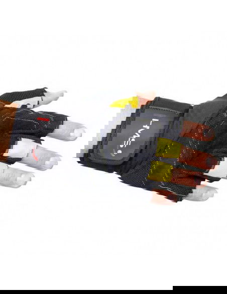 Black Yellow HMS RST01 rS gym gloves