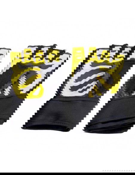 Black Yellow HMS RST01 gym gloves XL