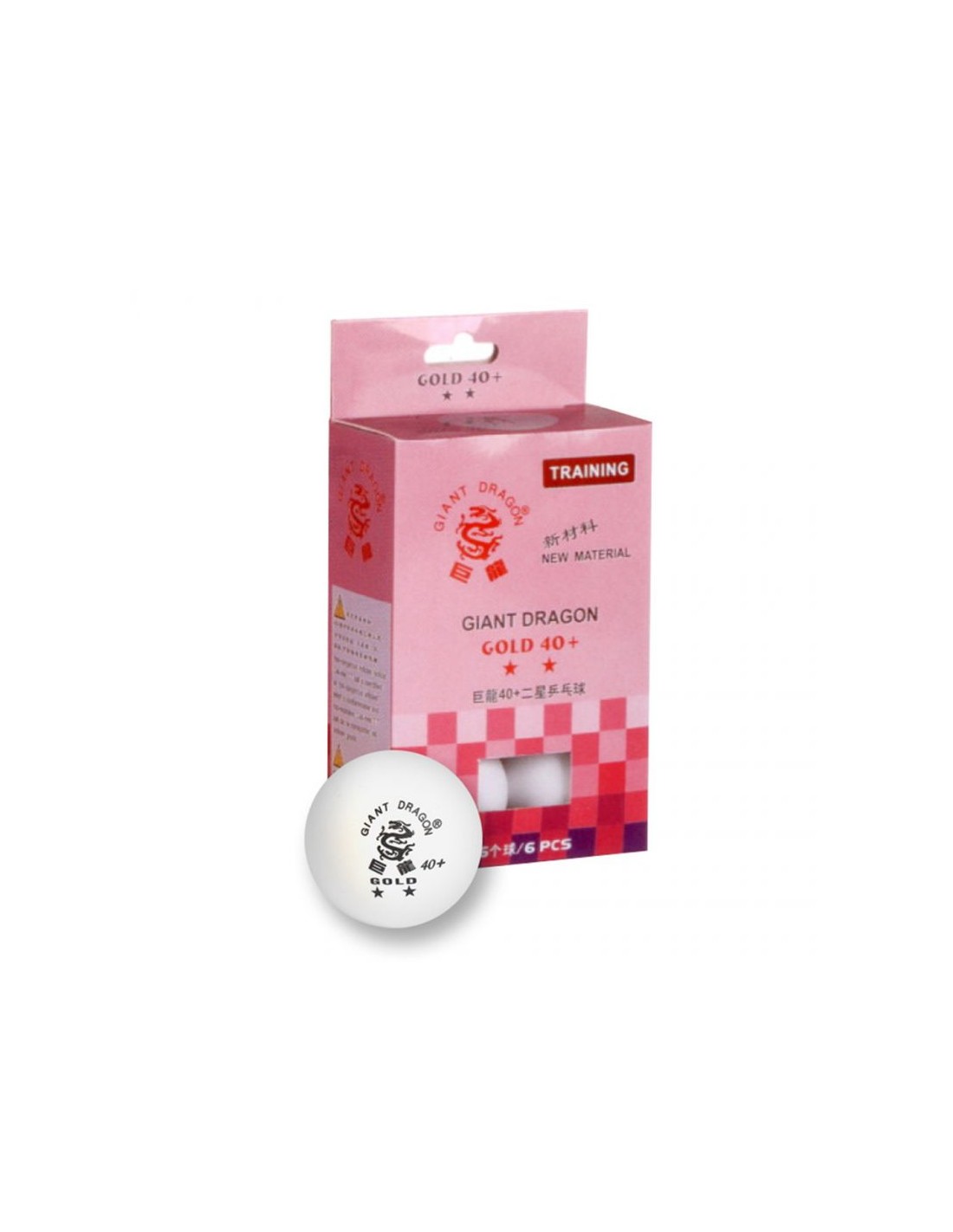 SMJ Sport Ping pong ball SMJ Gold Star 6 pcs 8332