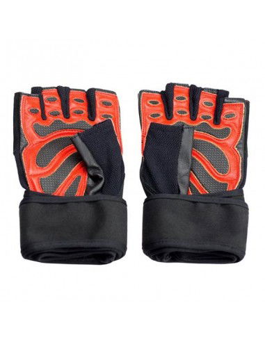 Gloves for the gym Black Red HMS RST01 SIZE XXL