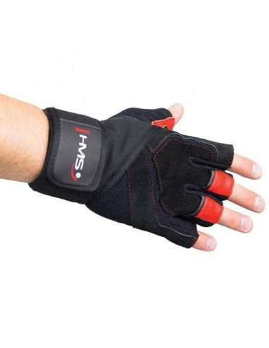 Gloves for the gym Black Red HMS RST01 SIZE XXL