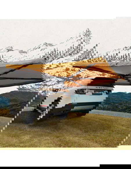 Selfsupporting awning Offlander Batwing 270 M Sand Right 2M OFFACCSIDE270MR