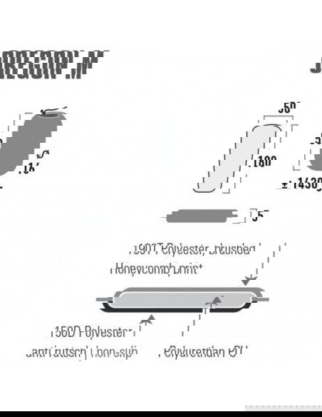 High Peak SelfInflating Mat Oregon M 180x50x5 41124