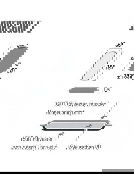 High Peak SelfInflating Mat Oregon L 195x60x5 41125