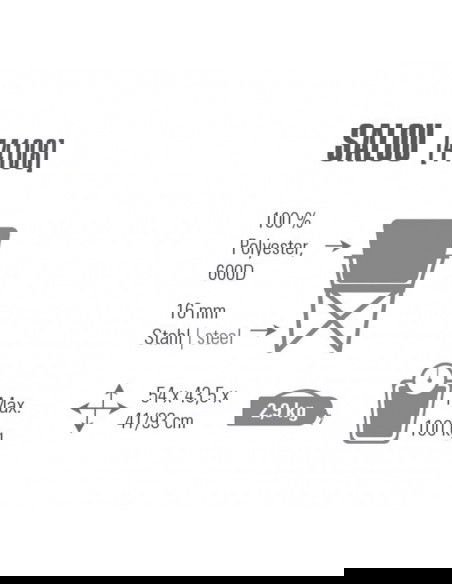 Folding Chair High Peak Salou 44108