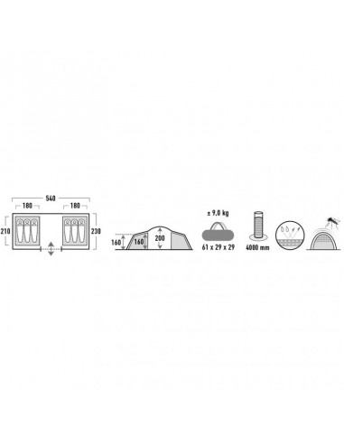 High Peak Como 60 10263