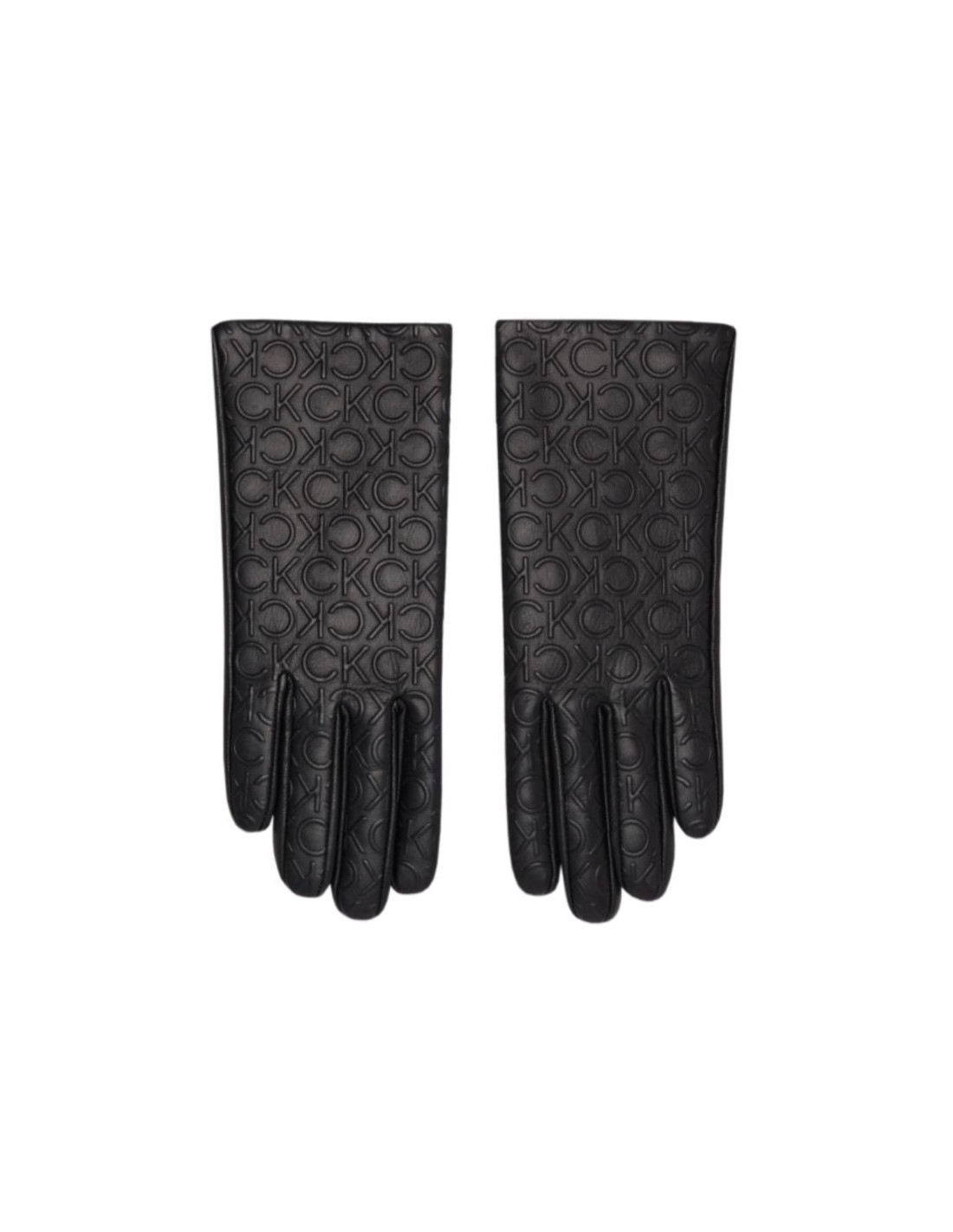 Calvin Klein Relock Debossed Leather Gloves W K60K609975