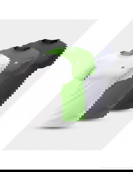 Tshirt 4F M 4FWSS24TTSHM189590S 3 pack