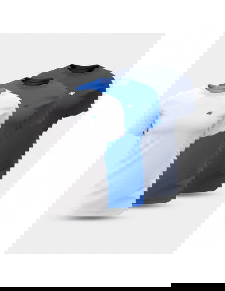 Tshirt 4F M 4FWSS24TTSHM189591S 3 pack