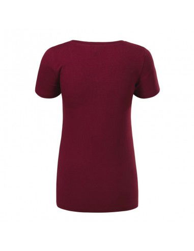 Malfini Action Vneck Tshirt W MLI70186 garnet