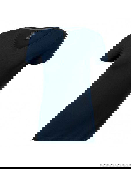 Malfini Action Vneck Tshirt W MLI70102 navy blue