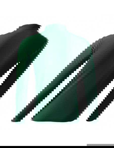 Malfini Pique Polo LS M MLI221D3 dark green polo shirt