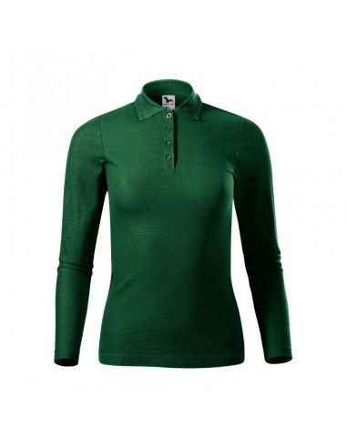 Malfini Pique Polo LS W polo shirt MLI231D3 dark green