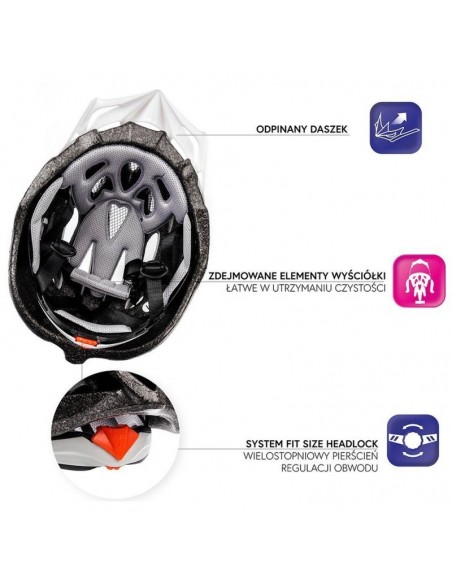 Meteor MV29 Drizzle 16919 bicycle helmet