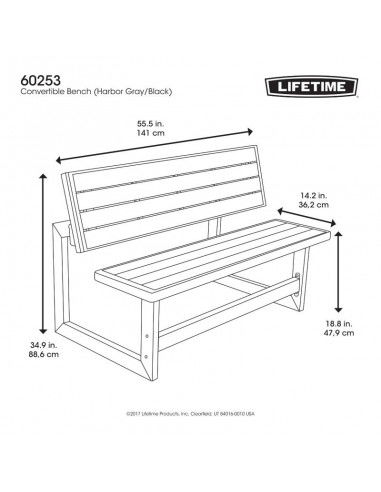 Lifetime 60253 bench