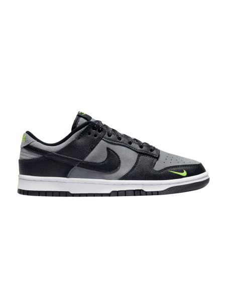 Nike Dunk Low Black Cool Grey Volt Mini Swoosh FQ2205001 MBS