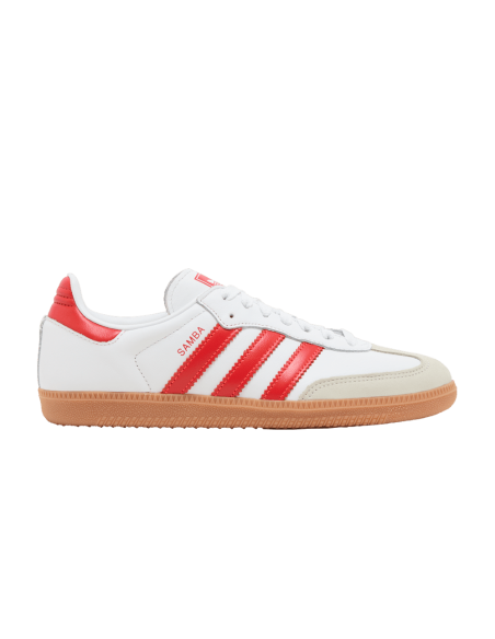 adidas Samba OG White Solar Red Gum Women's IF6513 MBS
