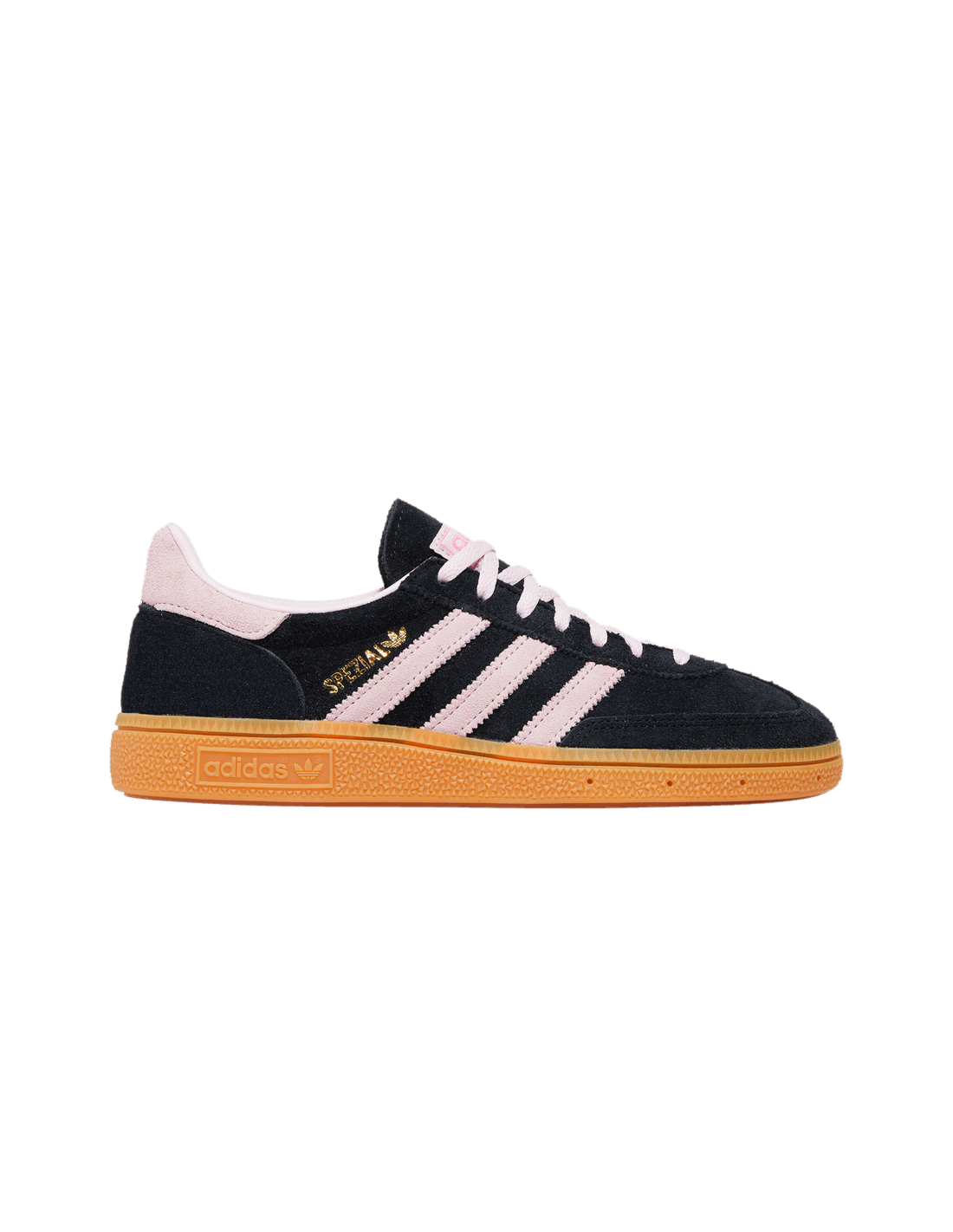 adidas Handball Spezial Core Black Clear Pink Gum Women's IE5897 MBS
