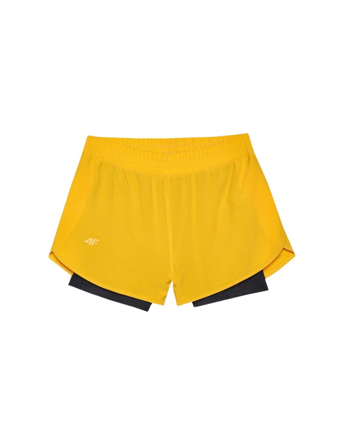 Women's Sports Shorts 4F Yellow