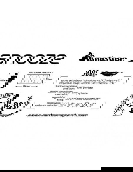 Meteor Snooze 16943 sleeping bag