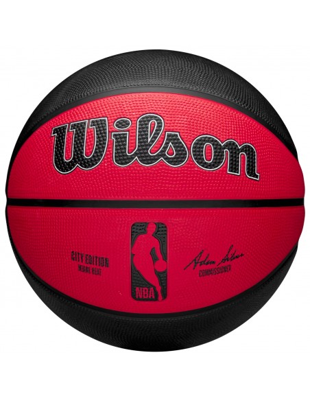 Wilson NBA Team City Edition Miami Heat Out Ball WZ4024216XB