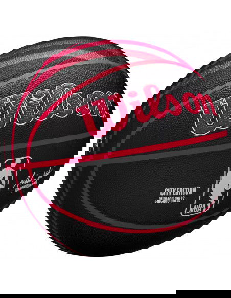 Wilson NBA Team City Collector Chicago Bulls InOut Ball WZ4024105XB