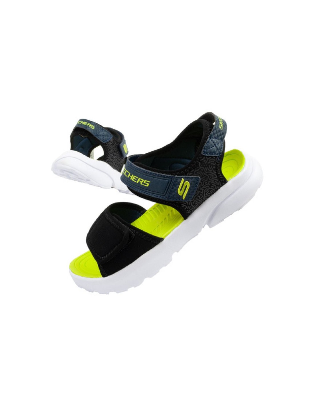 Skechers Jr 406512LBKLM sandals