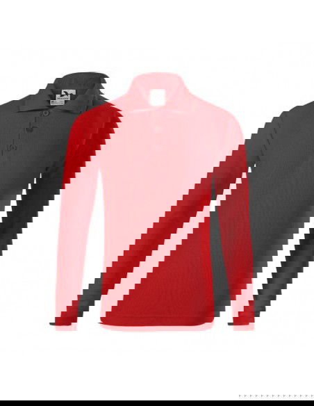 Malfini Pique Polo LS Jr polo shirt MLI24107 red