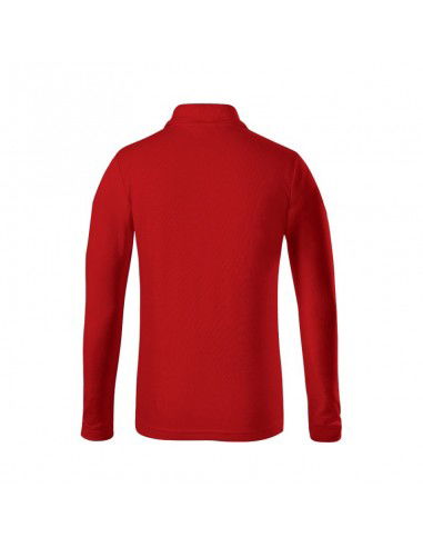 Malfini Pique Polo LS Jr polo shirt MLI24107 red