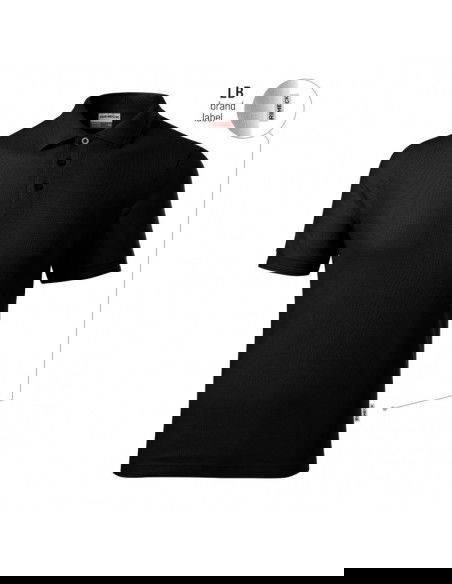 Malfini Reserve M MLIR22LB polo shirt black