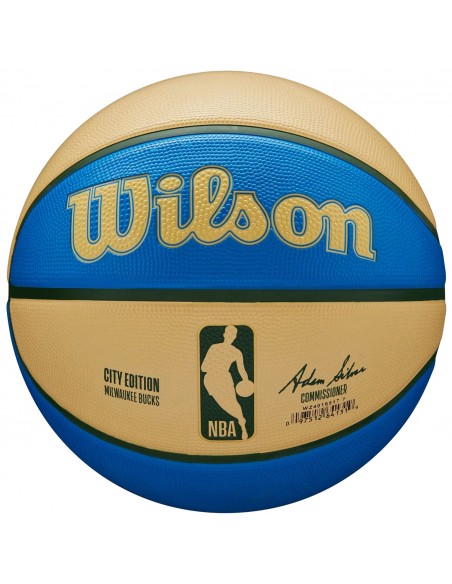 Wilson NBA Team City Edition Milwaukee Bucks Ball WZ4016517ID