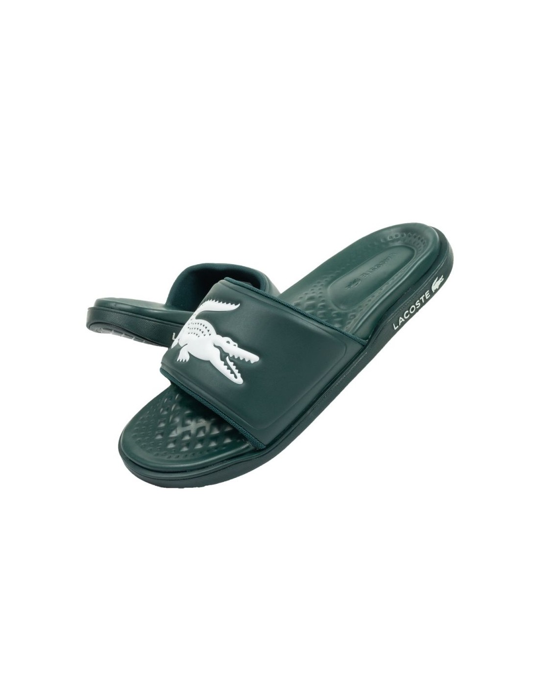 Lacoste toe post flip flops best sale