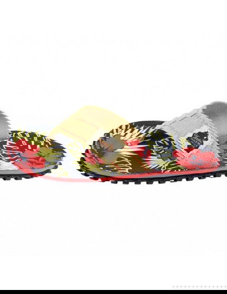 Gumbies Islander Denim Hibiscus FlipFlops GUFFISL109